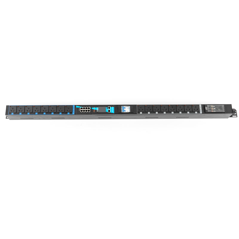 Pemutus Litar Udara 16-Outlet Vertical TCP/IP Sensor eco Smart Rack Pdu